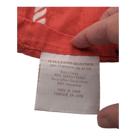 Set Of 4 Williams-Sonoma Nautical Rope Design Napkins Placemats 20x14 Inches - Picture 4 of 10